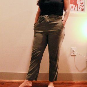 Zara Paperbag Waist Pants